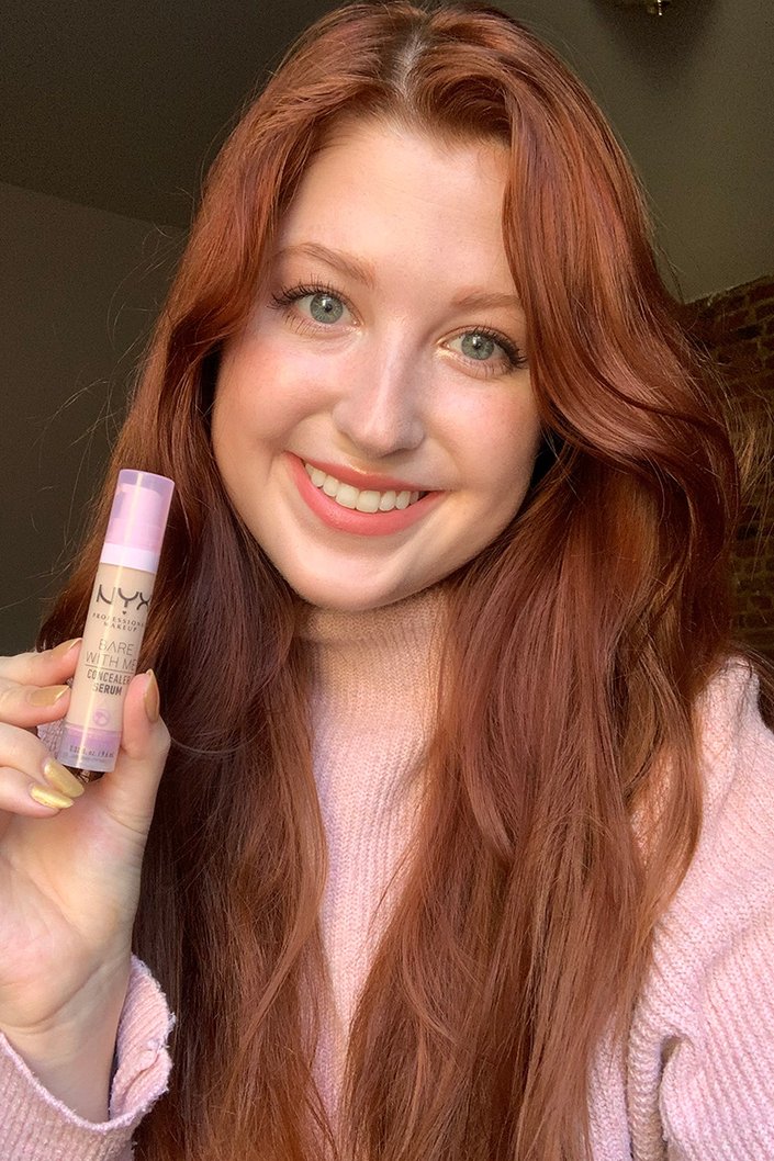nyx bare with me concealer serum in fair