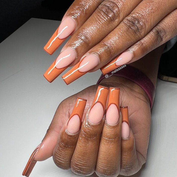 tapered square nail shape