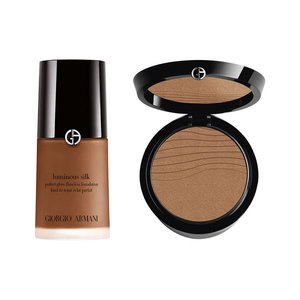 armani luminous silk powder and foundation