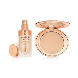 charlotte tilbury airbrush foundation and powder