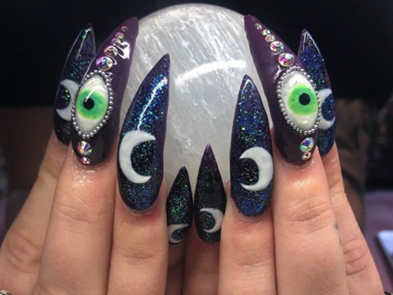 6. "Witchy" Nail Designs for October - wide 5