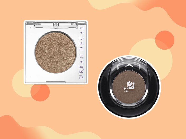 Urban Decay 24/7 Eyeshadow in Half Baked and Lancôme Color Design Eyeshadow in Mochaccino