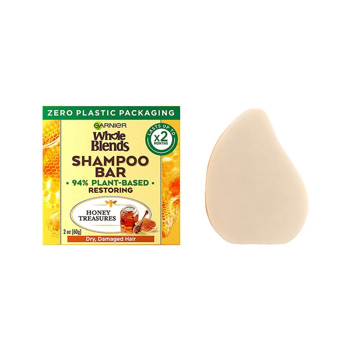 Garnier Whole Blends Honey Treasures Restoring Shampoo Bar