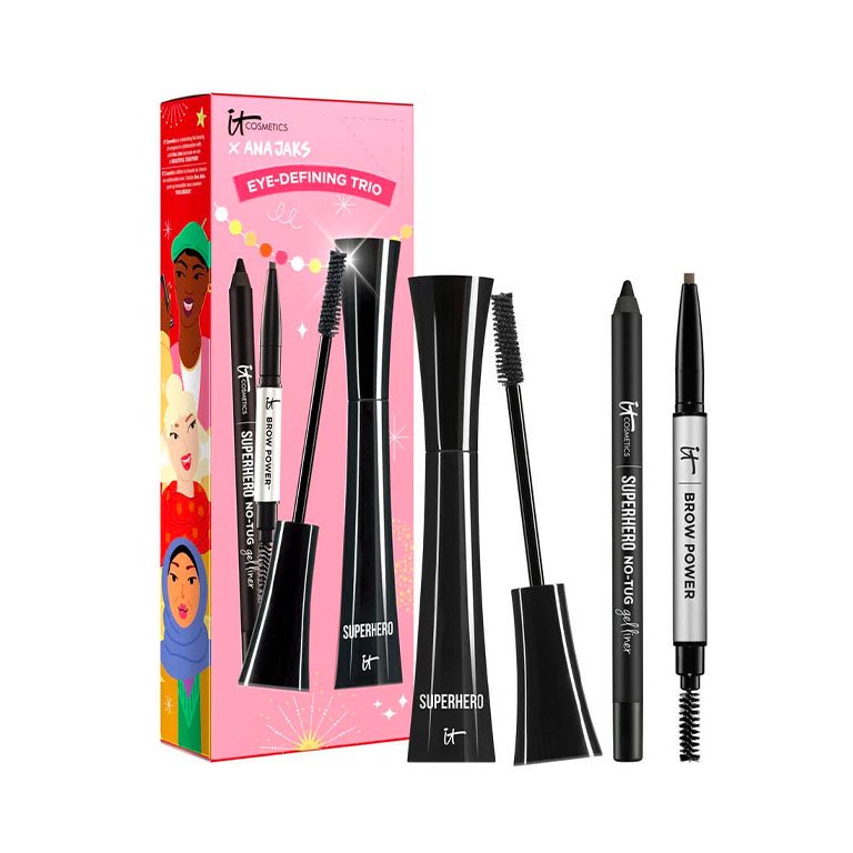 IT Cosmetics Beautiful Together Eye-Defining Mascara, Eyeliner & Brow Pencil Trio