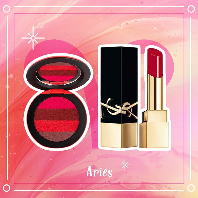 YSL Beauty The Bold High Pigment Lipstick in Wilful Red and Westman Atelier Lip Suede Les Rouges