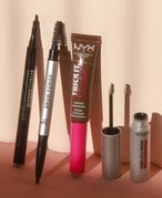 photo of NYX, IT Cosmetics, and L'Oreal eyebrow fillers