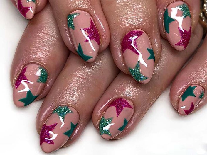 star nail ideas
