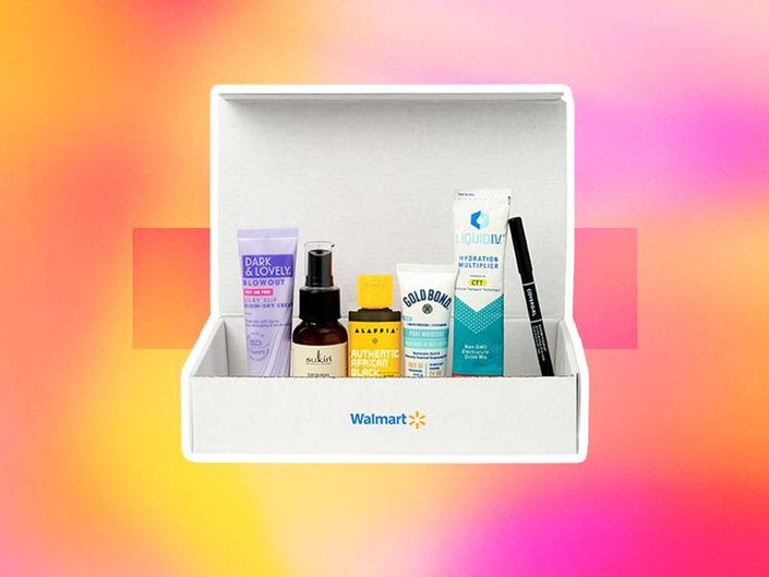 beauty products in walmart beauty box