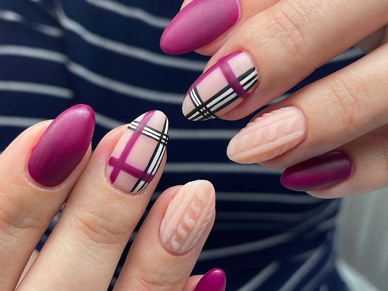 12 Pink & Red Nail Art Ideas For Valentine's Day-thanhphatduhoc.com.vn