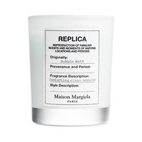 replica bubble bath candle