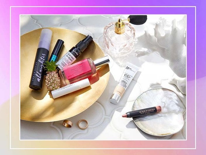 travel-size makeup products