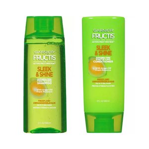 Garnier Fructis Sleek & Shine Shampoo and Conditioner Travel Size Duo