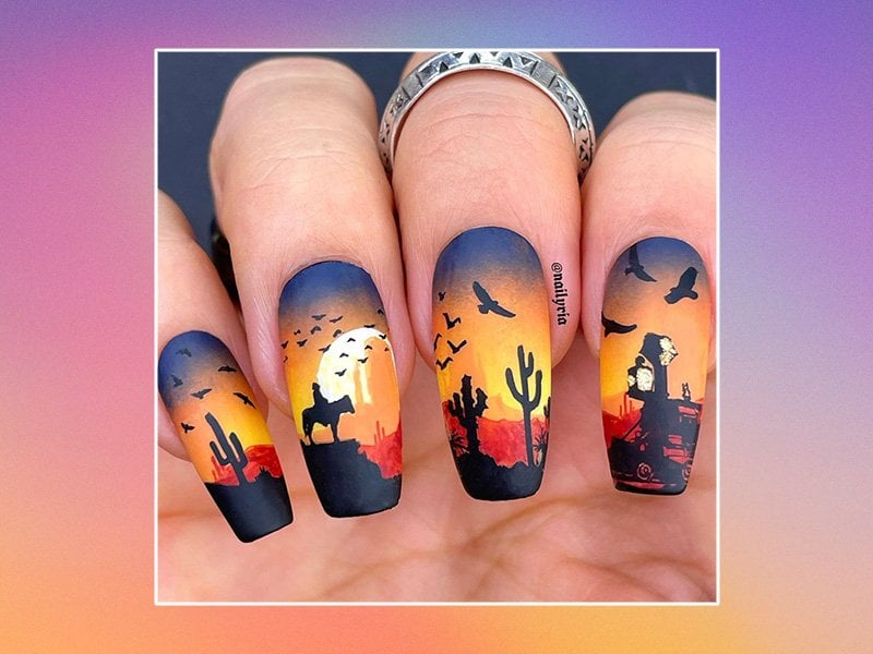 Urban Landscape Nail Art - wide 7