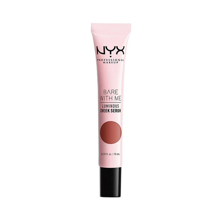 nyx bare with me luminous cheek serum blush