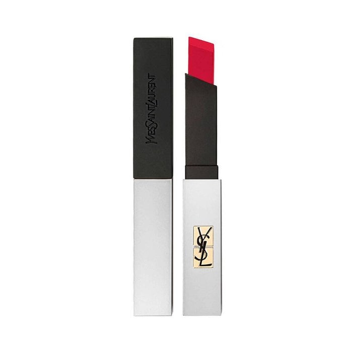 YSL Beauty The Slim Sheer Matte Lipstick in Rouge Devetu