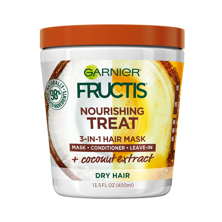 Garnier Fructis Nourishing Treat 3-In-1 Hair Mask + Coconut Extract Hair Mask