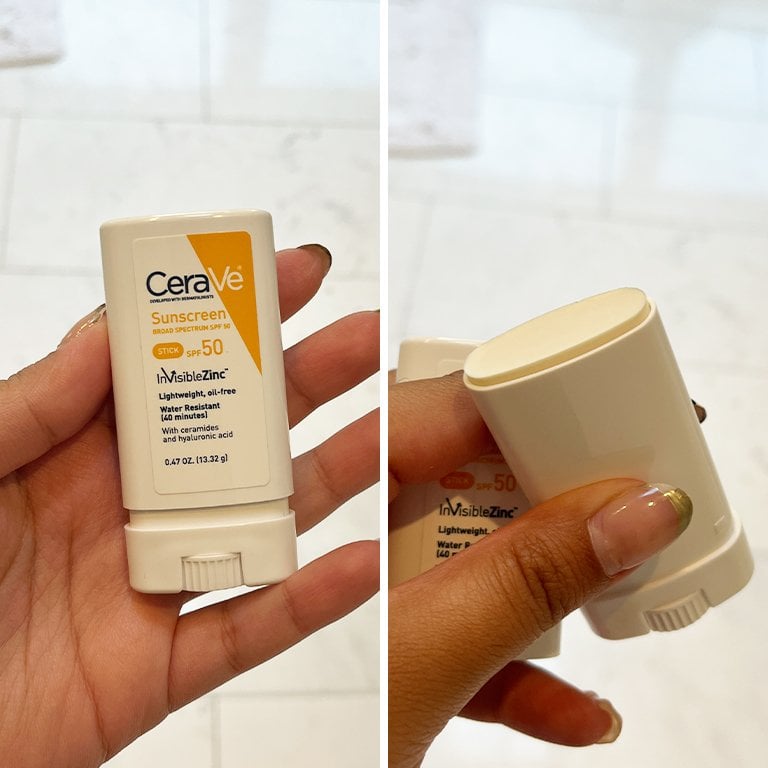 Sunscreen Stick as Hair Gel for a Slicked-Back Bun Hack Sunscreen Stick as Hair Gel for a Slicked-Back Bun Hack