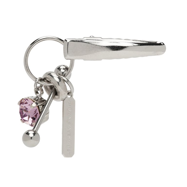 Justine Clenquet Silver Althea Hair Clip