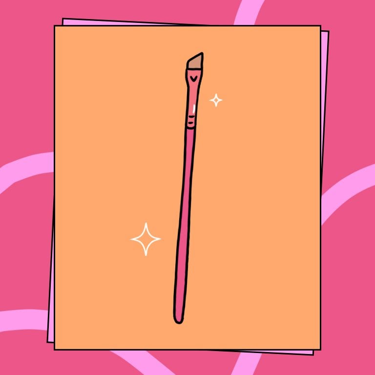 Illustration of a Eyeliner Brush