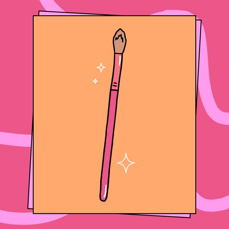 Illustration of a Highlighter Brush