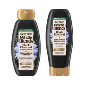 Garnier Whole Blends Black Charcoal Shampoo and Conditioner