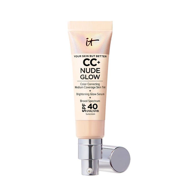 IT Cosmetics CC+ Nude Glow Lightweight Foundation + Glow Serum with SPF 40