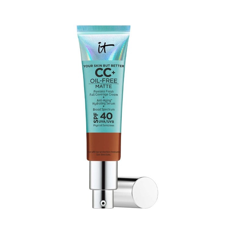 IT Cosmetics CC+ Cream Oil-Free Matte Full-Coverage Foundation with SPF 40