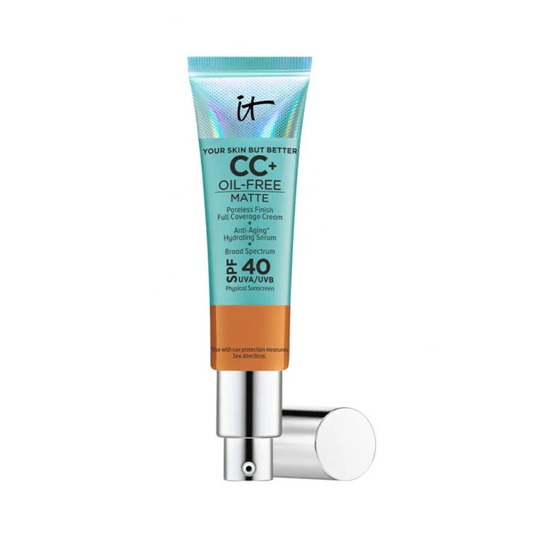 IT Cosmetics CC+ Cream Oil-Free Matte Full-Coverage Foundation with SPF 40