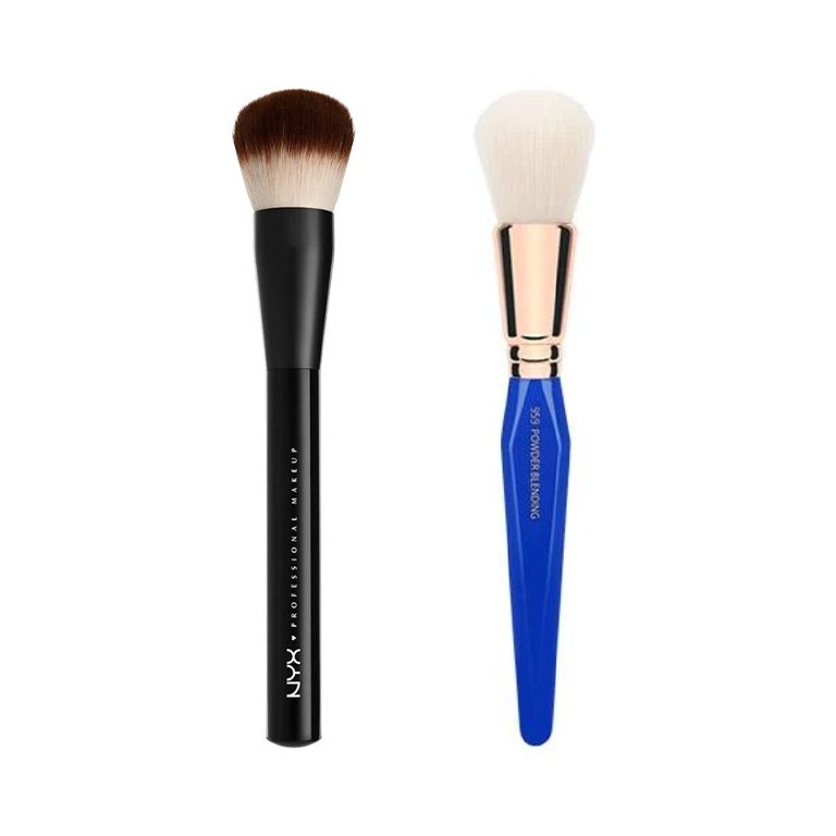 nyx professional makeup brush,  Bdellium Tools Golden Triangle 959 Powder Blending Brush