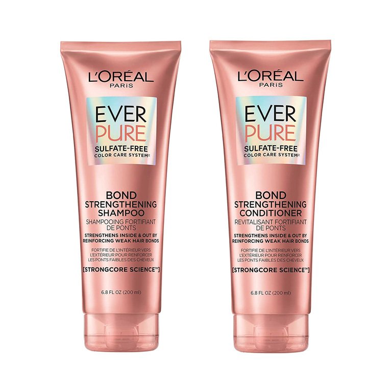 L’Oréal Paris EverPure Sulfate-Free Bond Strengthening Shampoo and L’Oréal Paris EverPure Sulfate-Free Sulfate-Free Bond Strengthening Conditioner