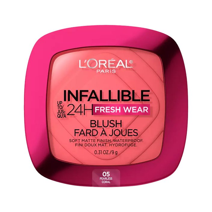 L'Oréal Paris Infallible 24H Fresh Wear Soft Matte Blush in Fearless Coral