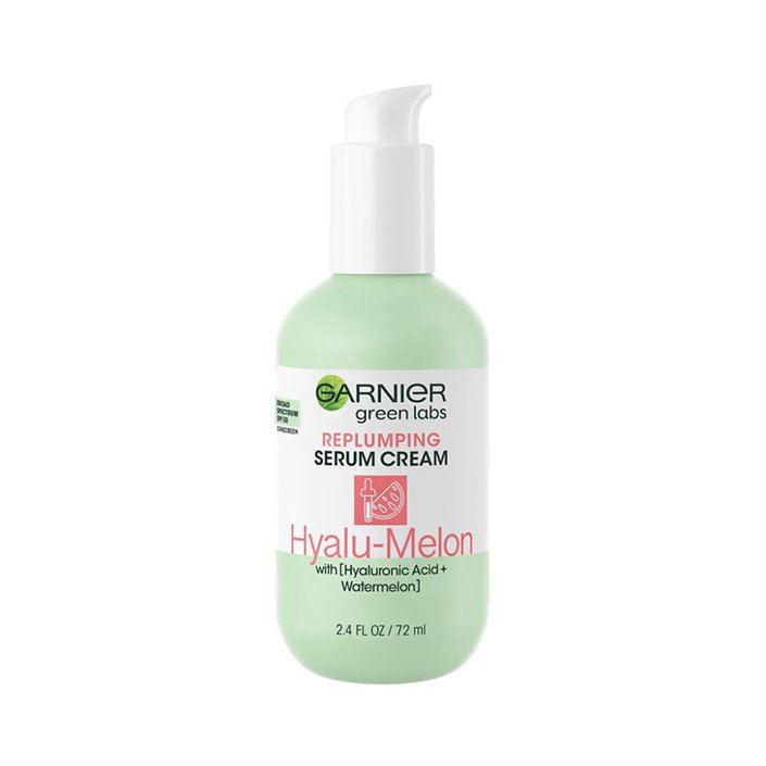 Garnier Green Labs Hyalu-Melon Replumping 3-in-1 Serum Cream with Hyaluronic Acid + Watermelon