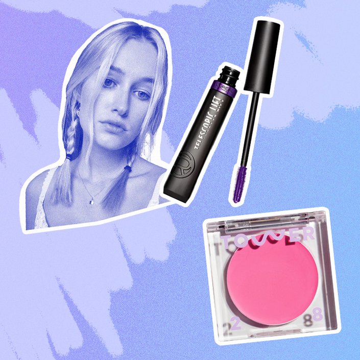 L’Oréal Paris Telescopic Lift Washable Mascara in Galactic Purple, Tower 28 BeachPlease Luminous Tinted Balm in Dream Hour