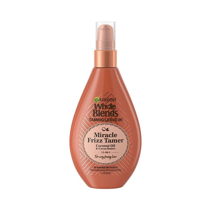 Garnier Whole Blends Miracle Frizz Tamer 10-in-1 Coconut Leave-In Treatment