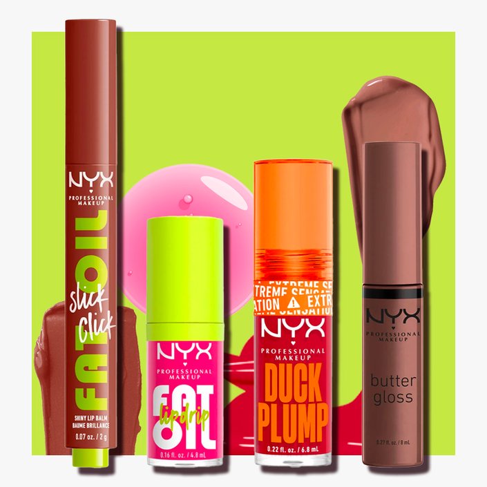 NYX Professional Cosmetics Fan-Fave Gloss Vault, $20