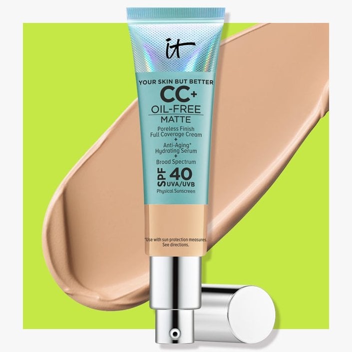 IT Cosmetics CC+ Cream Natural Matte Foundation with SPF 40
