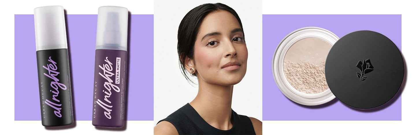 Urban Decay All Nighter Setting Spray with Vitamin C and Urban Decay Setting Powder