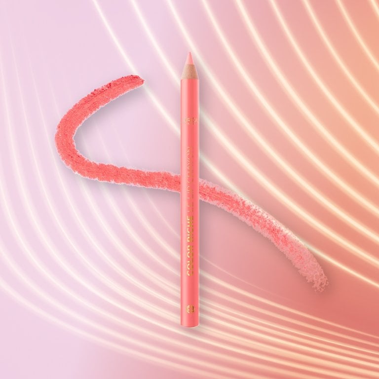 L'Oreal Paris Color Riche Lip Liner on a textured background