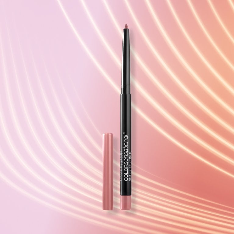 Maybelline New York Color Sensational Shaping Lip Liner on a textured background