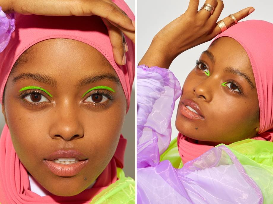 How to Make Neon Green Eye Makeup Wearable