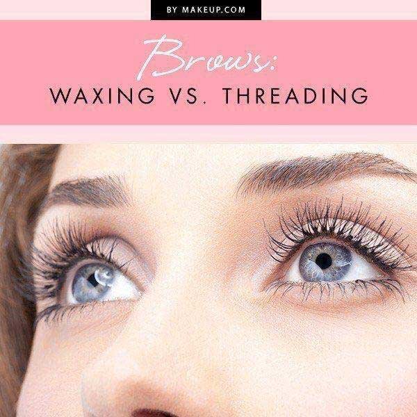 brow waxing and threading