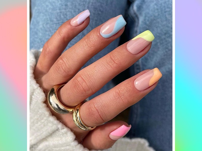 1. Pastel Easter Egg Nails - wide 4