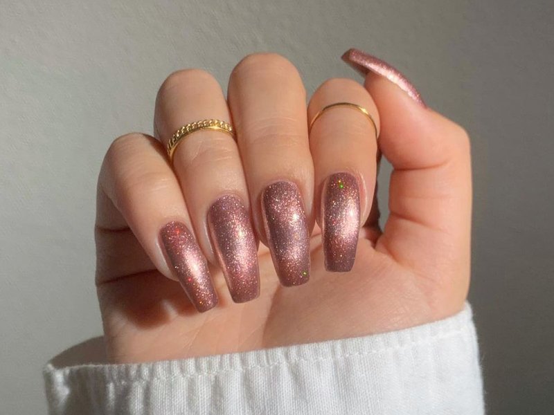 Black Velvet Dress Nails