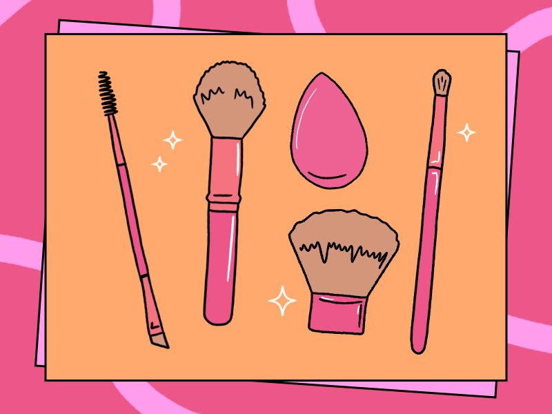 23 Types of Makeup Brushes and How to Use Them